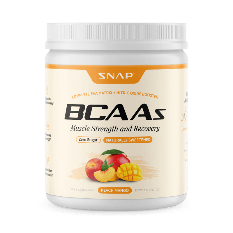 Snap Supplements BCAA Powder (Peach Mango Flavor)