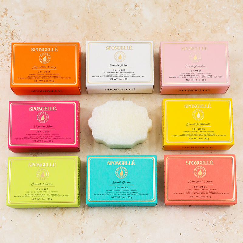Spongellé Pedi Buffer Assorted Pack Pedi Buffer