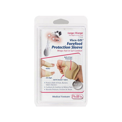 PediFix PediFix Visco-Gel foreFoot Protection Sleeve - Large/XLarge Foot Care