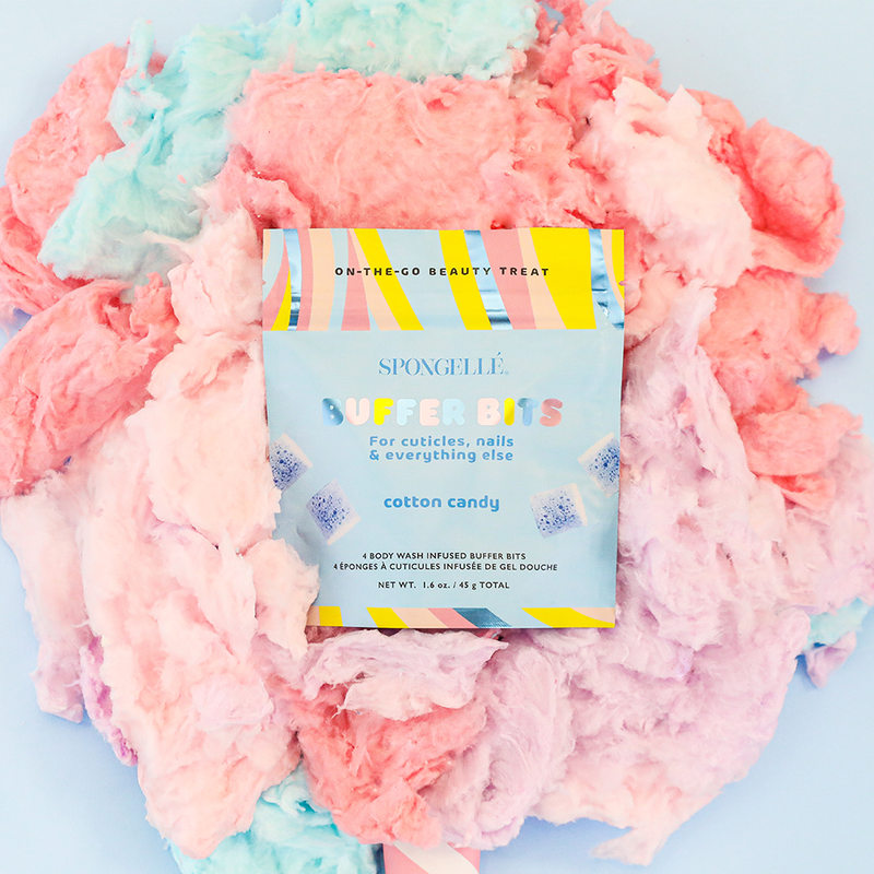 Spongellé Cotton Candy | PediPOP! Buffer Bits Pedi Buffer