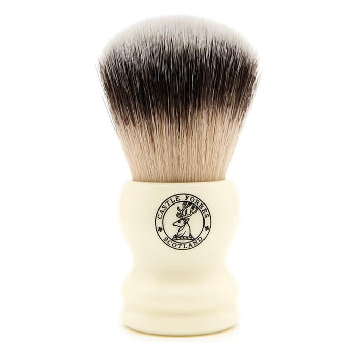 Castle Forbes Ivory Synthetic Shaving Brush
