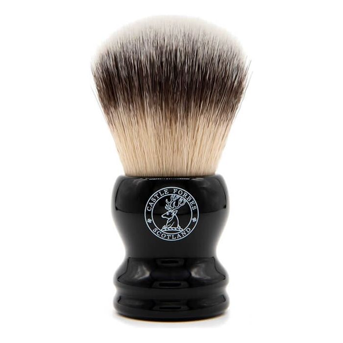 Castle Forbes Black Synthetic Shaving Brush