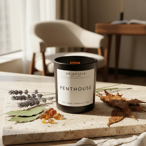 P R I N C I P L E Penthouse Soy Wax Candle Candles