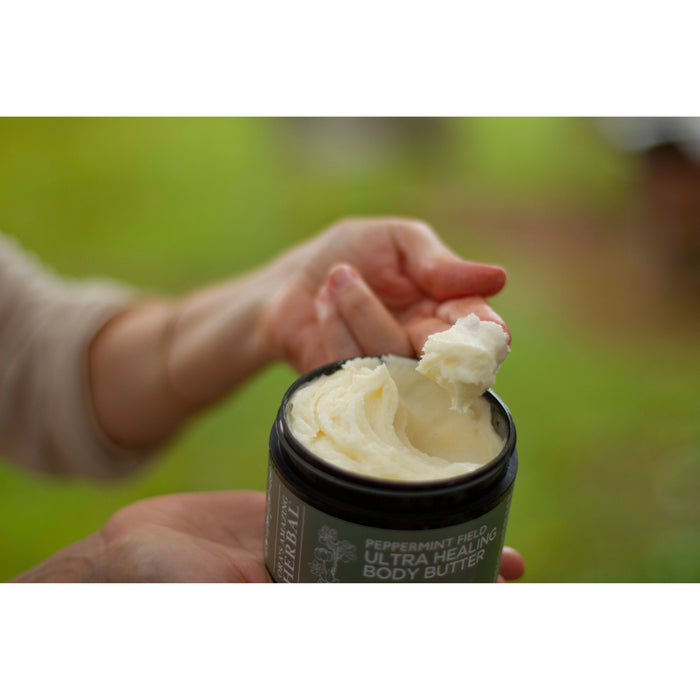 Ora's Amazing Herbal Ultra Healing Body Butter, Peppermint Field 1/2/8oz