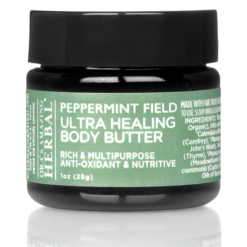 Ora's Amazing Herbal Ultra Healing Body Butter, Peppermint Field