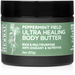 Ora's Amazing Herbal Ultra Healing Body Butter, Peppermint Field 1/2/8oz