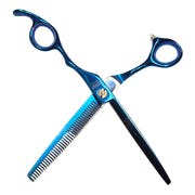 Vip Barber Supply Percu Futura Line Thinning Shear 6.5" Thinning Shear White Smoke Double-sided Thinning,Single-sided Thinning