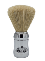 Vip Barber Supply Percu Shaving Brush Assorted Finishes Shaving Brush White Smoke Chrome #PC-1949