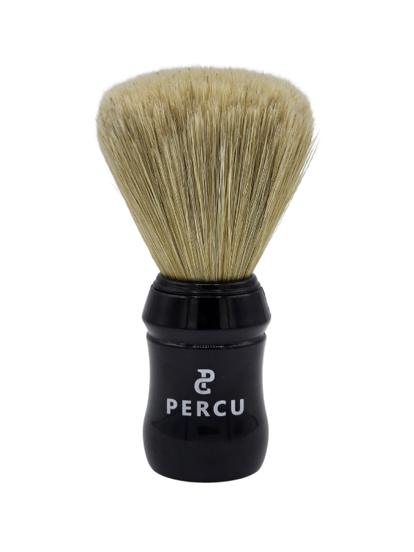 Vip Barber Supply Percu Shaving Brush Assorted Finishes Shaving Brush White Smoke All Black #PC-771-S