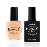 laurenbbeauty Nail Perfecter + Light Activated Gel-like Top Coat Set  - 7 free + Vegan Nail Polish