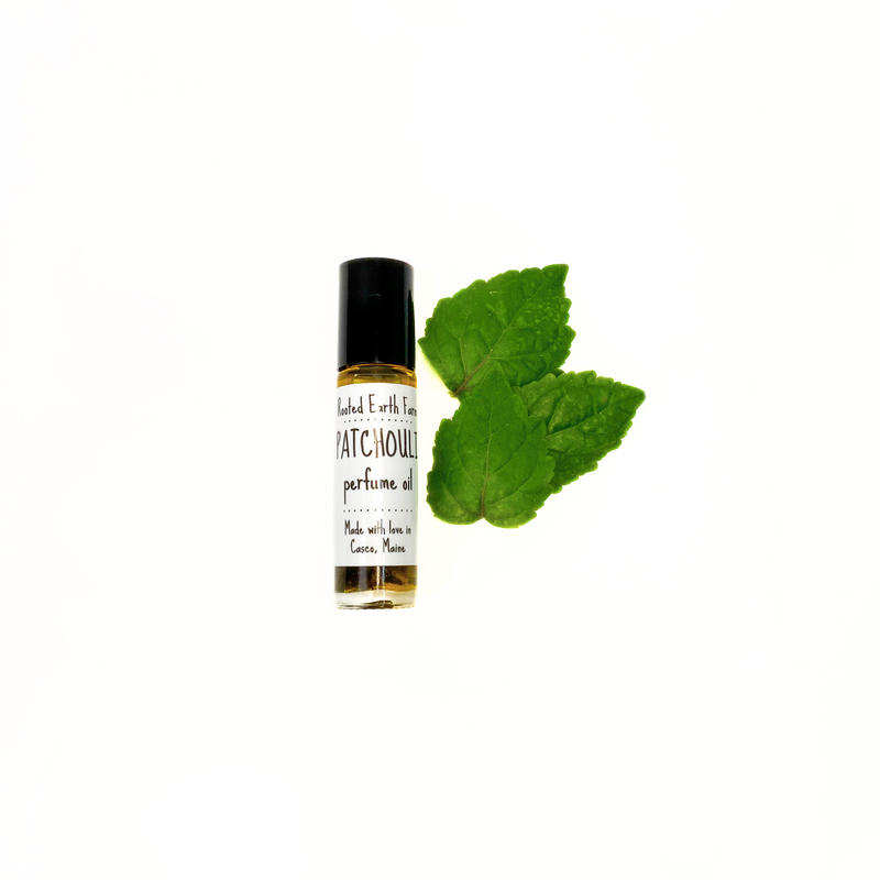 Rooted Earth Farm + Apothecary Patchouli Perfume Oil Organic Perfumes