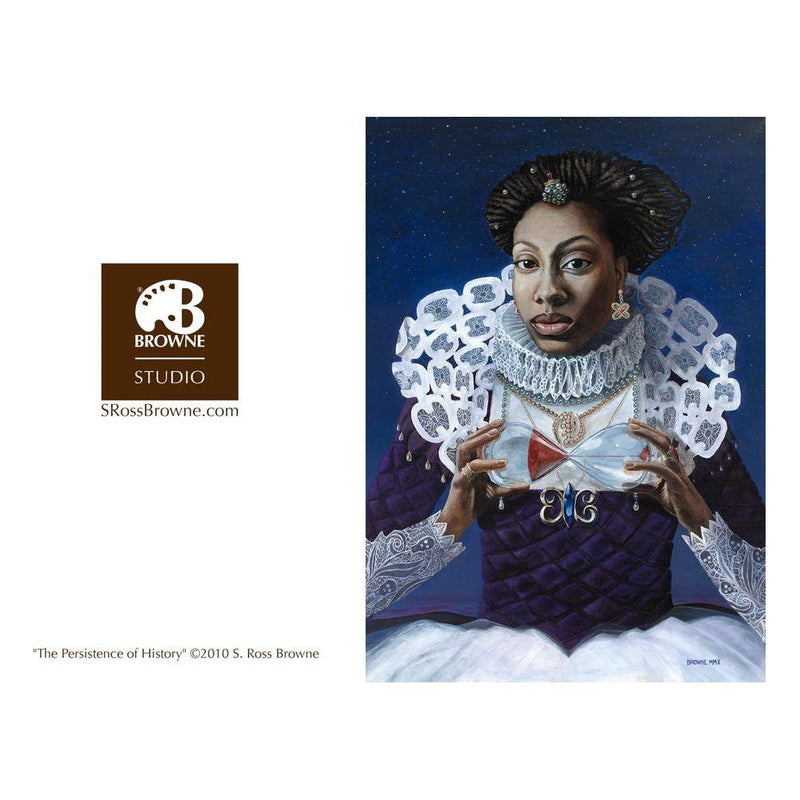 Adiva Naturals 'PERSISTENCE OF HISTORY' S. Ross Browne Greeting Card: 5x7 Frame Ready Art