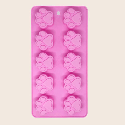 Farm To Pet Pet Treat Molds Mold Orchid Pink Paws