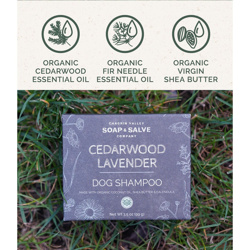 Chagrin Valley Soap & Salve Dog Shampoo: Cedarwood Lavender Pets