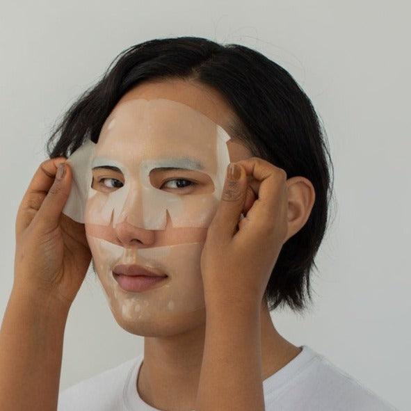 ZAQ Skin & Body Hydrogel Face Mask Face Mask Dark Gray