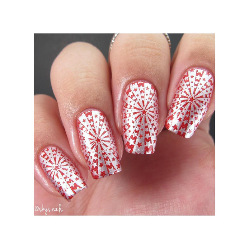 UberChic Beauty Fourth of July-02 Stamping Plate