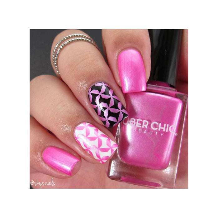 Uberchic Beauty Happy Birthday To Me   Stamping Polish