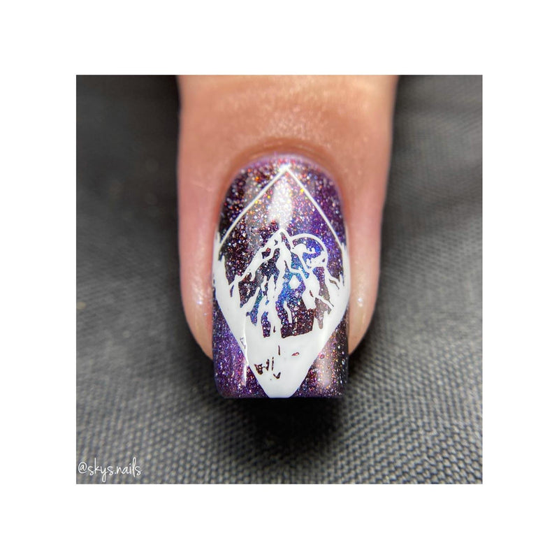 UberChic Beauty Modern Mountainscapes Stamping Plate