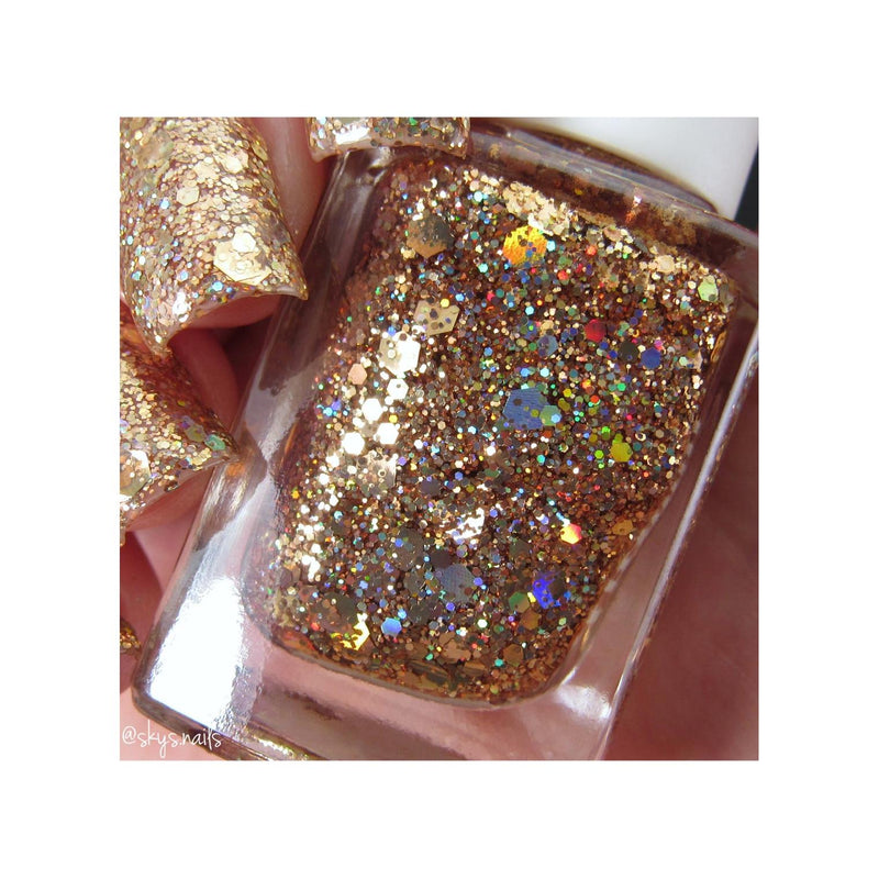UberChic Beauty 24K Chic - Holographic Polish Regular Polish