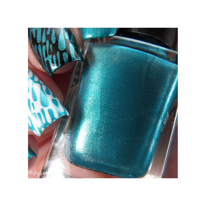 Uberchic Beauty Dance Teal Dawn   Stamping Polish