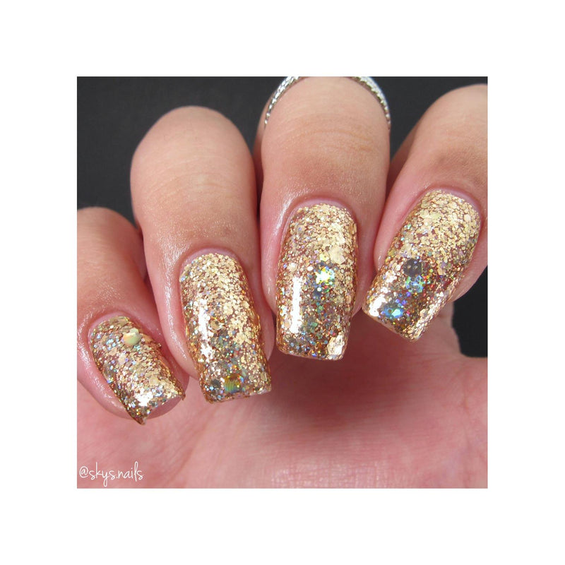 UberChic Beauty 24K Chic - Holographic Polish Regular Polish