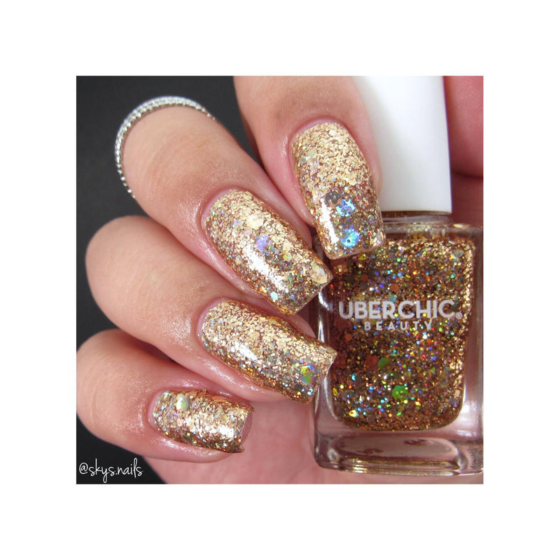 UberChic Beauty 24K Chic - Holographic Polish Regular Polish