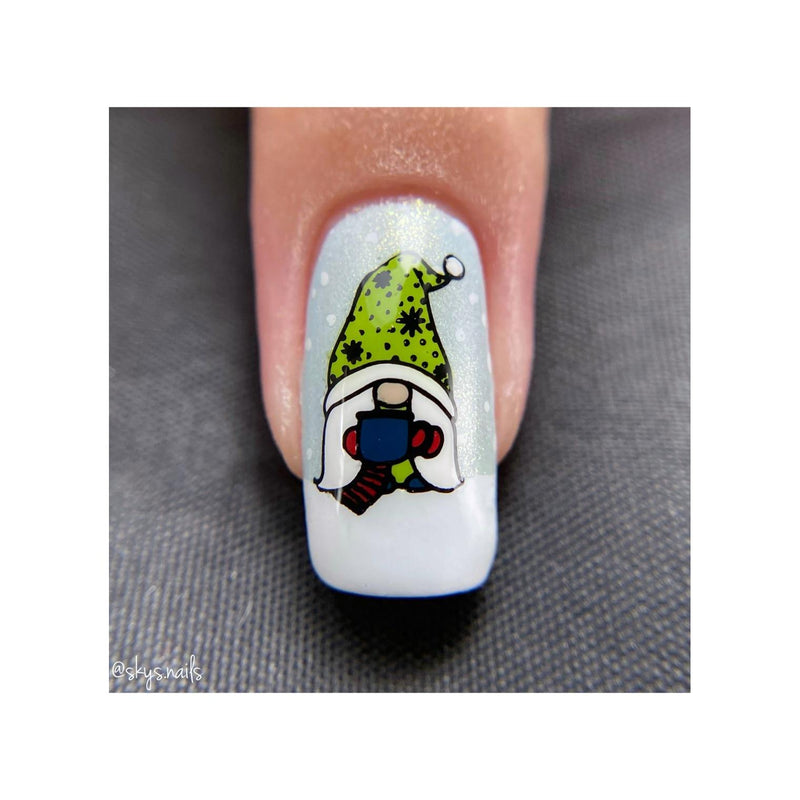 UberChic Beauty Gnome For The Holidays Stamping Plate