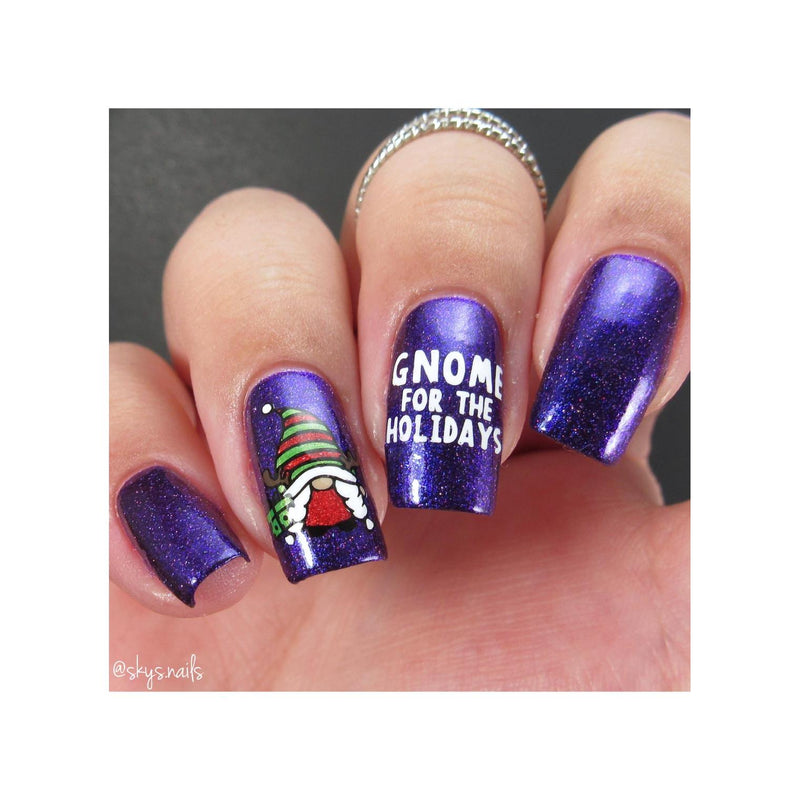 UberChic Beauty Gnome For The Holidays Stamping Plate
