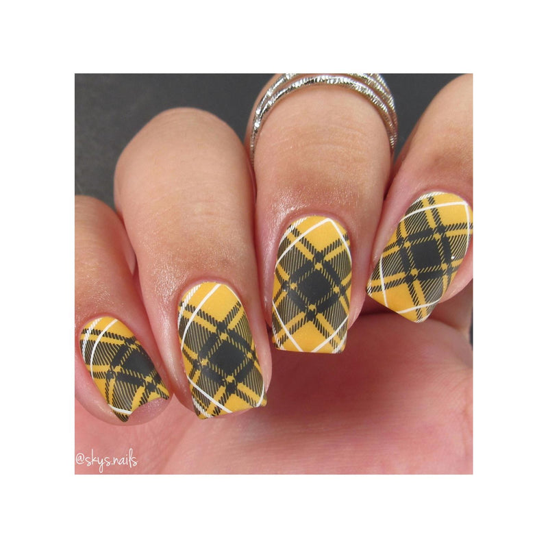UberChic Beauty Pretty In Plaid-04 Stamping Plate