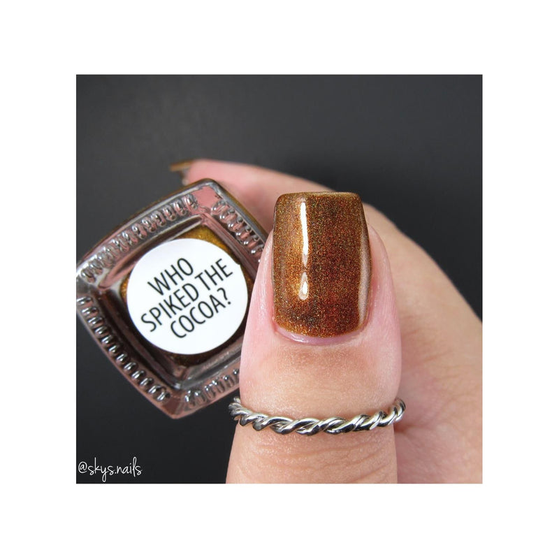 UberChic Beauty Who Spiked The Cocoa? - Holographic Polish Regular Polish