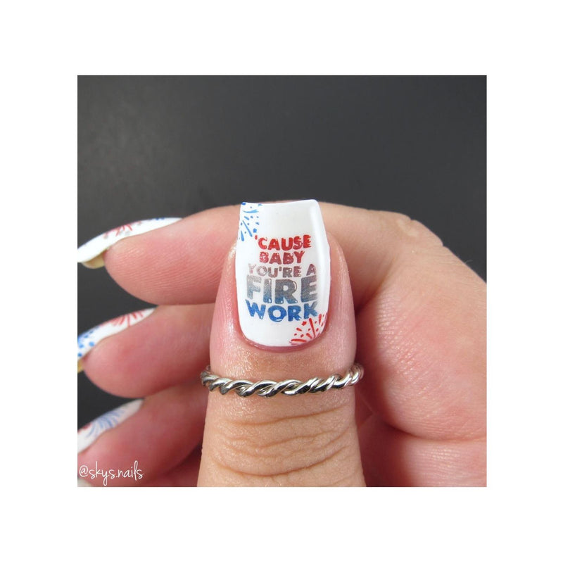 UberChic Beauty Fourth of July-02 Stamping Plate