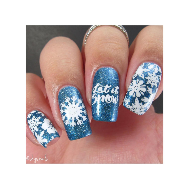UberChic Beauty Let It Snow Stamping Plate