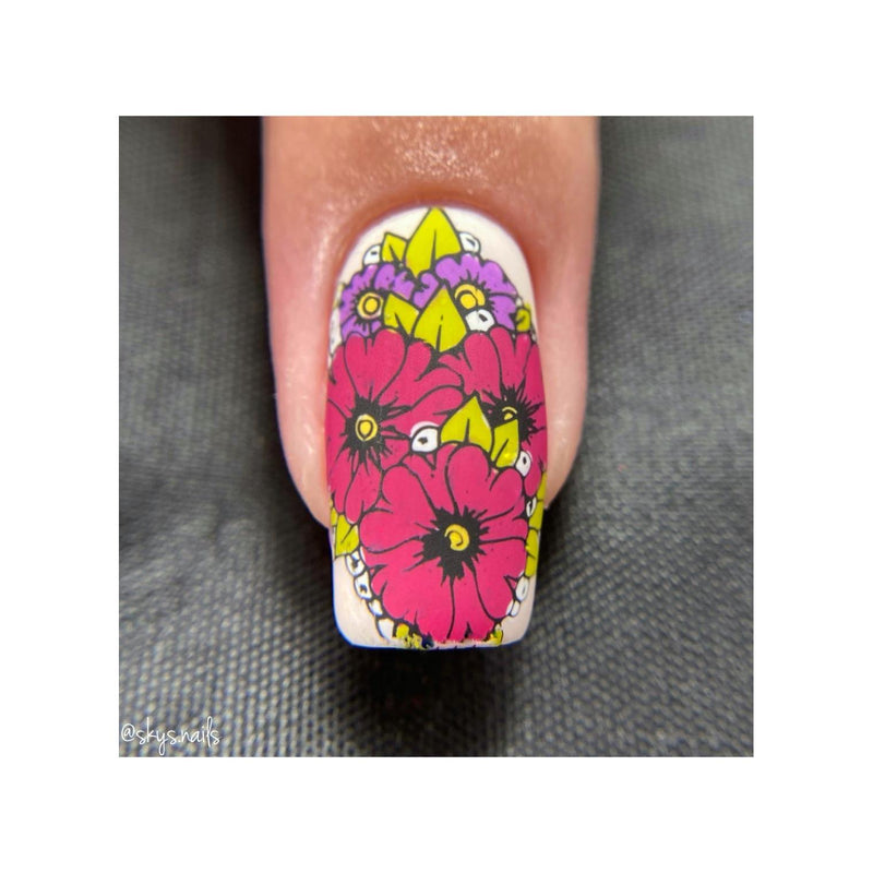 UberChic Beauty Whimsical By Nature-01 Stamping Plate