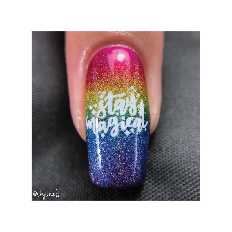 UberChic Beauty Unicorn Love-02 Stamping Plate