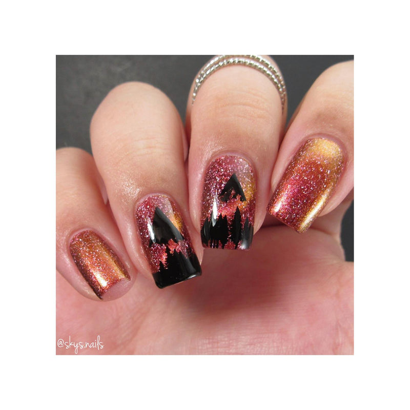 UberChic Beauty Modern Mountainscapes Stamping Plate