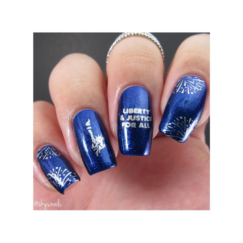 UberChic Beauty Fourth of July-02 Stamping Plate