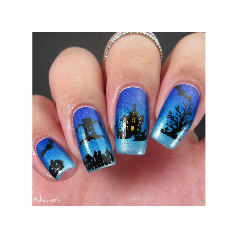 UberChic Beauty Halloween-08 Stamping Plate