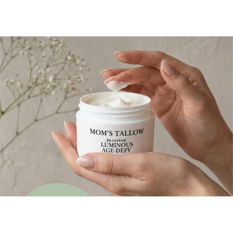 Mom’s Tallow Advanced Rejuvené Luminous Age-Defy Face/Neck Cream: Featuring Matrixyl® 3000 (+ Free 4oz Deep Firming Serum)