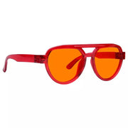 eyekeeper.com Pilot 100% Blue Blocking Glasses Orange Lens Metalless Screwless R2312-B98 Eyeglasses