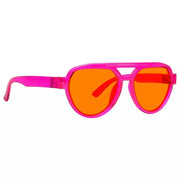 eyekeeper.com Pilot 100% Blue Blocking Glasses Orange Lens Metalless Screwless R2312-B98 Eyeglasses