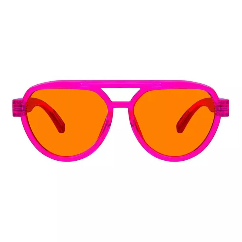 eyekeeper.com Pilot 100% Blue Blocking Glasses Orange Lens Metalless Screwless R2312-B98 Eyeglasses