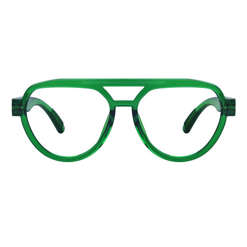 eyekeeper.com Pilot 30% Blue Light Blocking Metalless Screwless Glasses R2312-B15 Eyeglasses