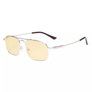 eyekeeper.com Pilot Memory Metal Blue Light Blocking Reading Glasses TMCG1705 Eyeglasses