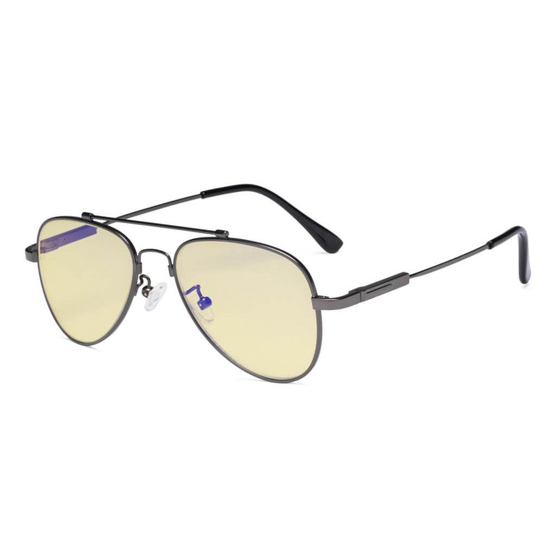 eyekeeper.com Pilot Style Blue Light Blocking Eyeglasses for Kids TMK1805 Eyeglasses