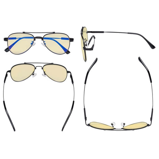 eyekeeper.com Pilot Style Blue Light Blocking Eyeglasses for Kids TMK1805 Eyeglasses