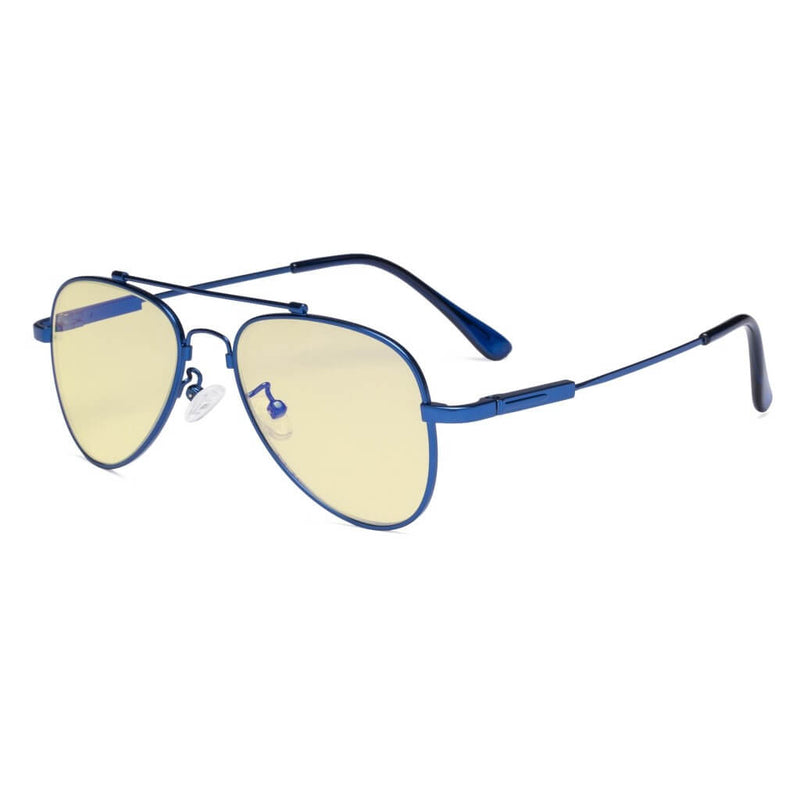 eyekeeper.com Pilot Style Blue Light Blocking Eyeglasses for Kids TMK1805 Eyeglasses