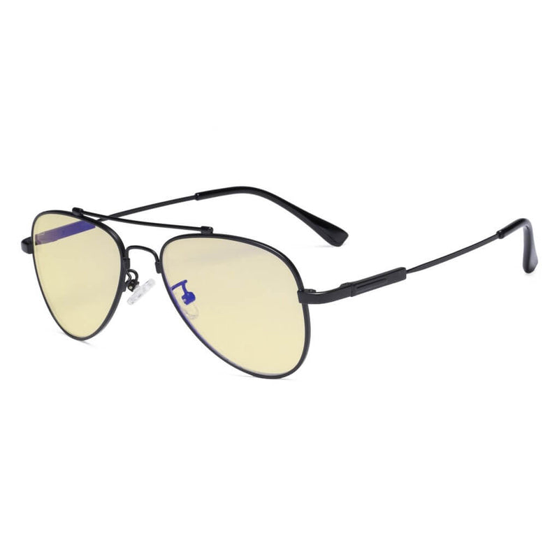 eyekeeper.com Pilot Style Blue Light Blocking Eyeglasses for Kids TMK1805 Eyeglasses