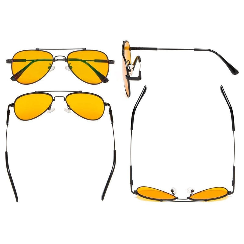 eyekeeper.com Pilot Style Blue Light Blocking Eyeglasses Kids DSK1805 Eyeglasses