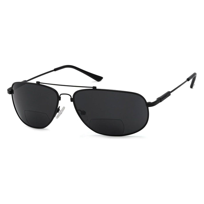 Eyekeeper.Com - Pilot Style Metal Polarized Bifocal Sunglasses Pgsg1803