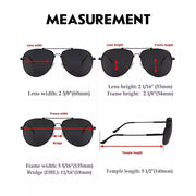 eyekeeper.com Pilot Style Polarized Bifocal Sunglasses PGSG1802 Sunglasses